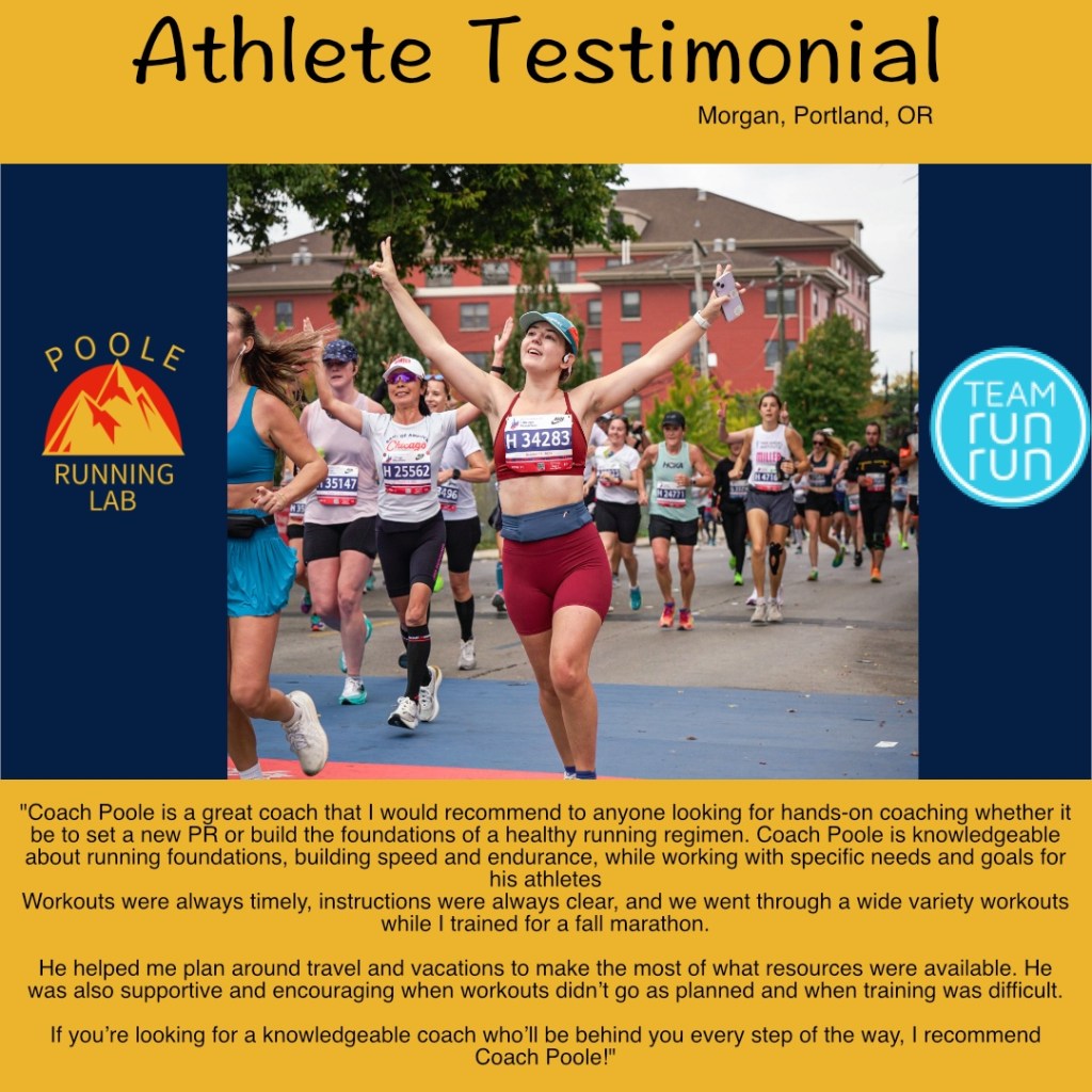 Poole Running Lab Review- Morgan Williams