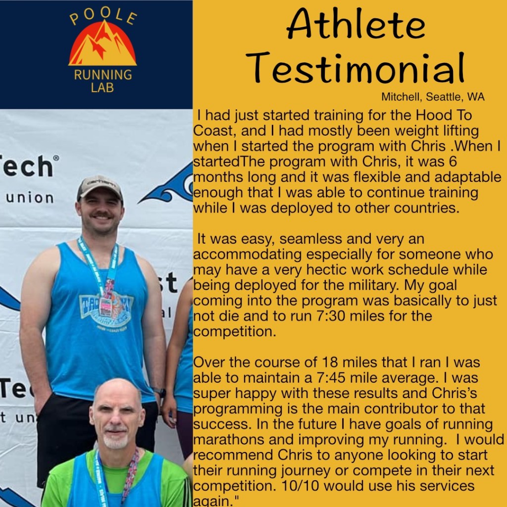 Poole Running Lab Review- Mitchell Woodry