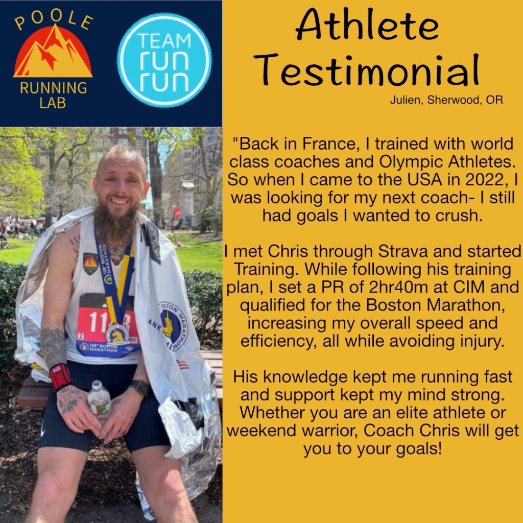 Poole Running Lab Review- Julien Andre